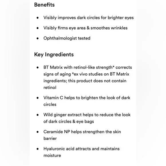 Fresh Black Tea Advanced Eye Cream Full Size .5oz NEW Sealed Jar - Picture 15 of 15